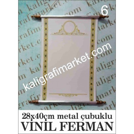 6 no 28x40 logo tasarım vinil ferman 50 tl 6 no 28x40 logo tasarım vinil ferman 50 tl