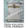 11 no 28x40 tezhib içi tuğralı vinil ferman