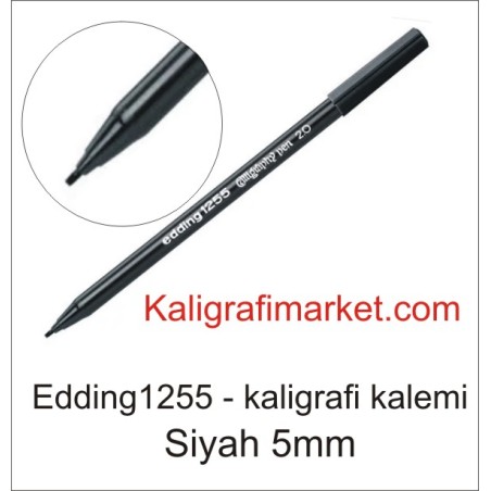 Edding 1255 Kaligrafi Kalemi, Siyah - 2mm