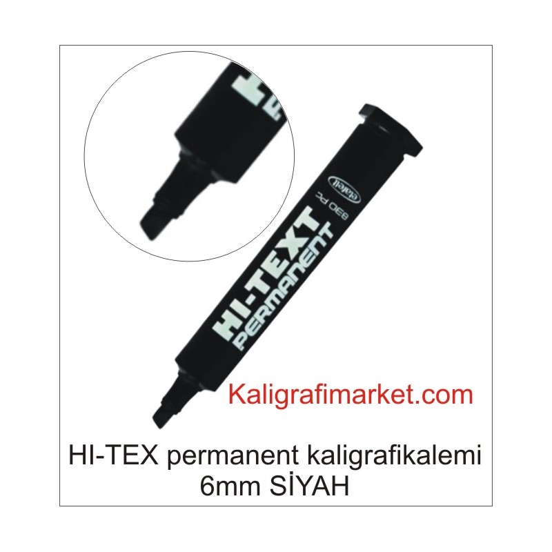 Hi-Text 830 C Marker Kalem Kesik Uç Siyah