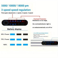 kablosuz USB şarjlı kalem freze