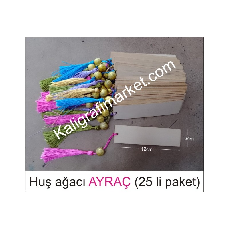 huş kitap ayracı (25 li paket)