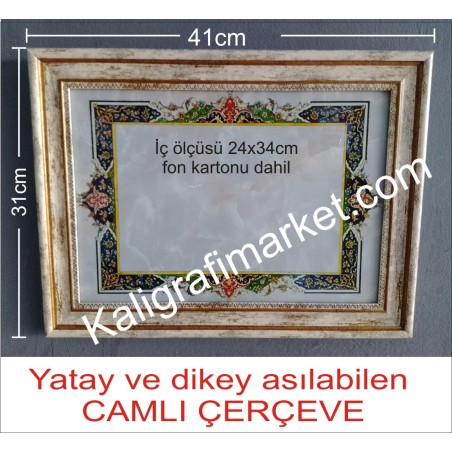 41x31 camlı çerçeve