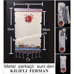 metal sarkaçlı kılıflı ferman (Türkiye)