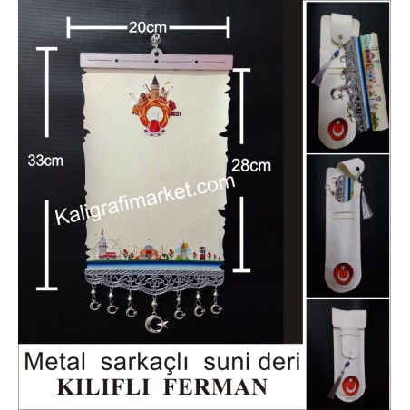 kılıflı metal sarkaçlı ferman (Çay-Simit)