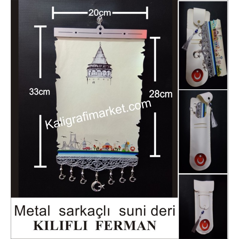 kılıflı metal sarkaçlı ferman (Galata)