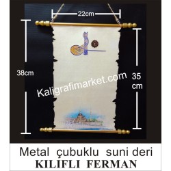 metal çubuklu kılıflı lüx ferman (TUĞRA)