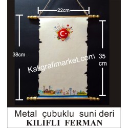 metal çubuklu kılıflı lüx ferman (TÜRKİYE)