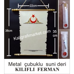 metal çubuklu kılıflı lüx ferman (AYYILDIZ)