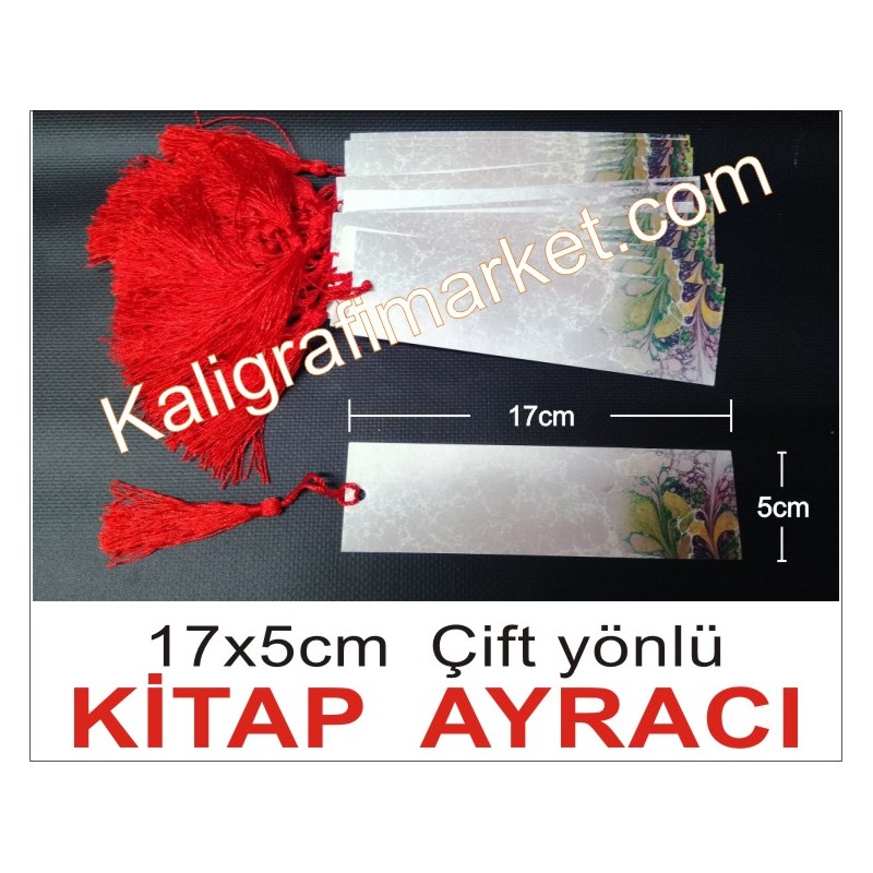 ebru desen kitap ayracı (25. li paket)