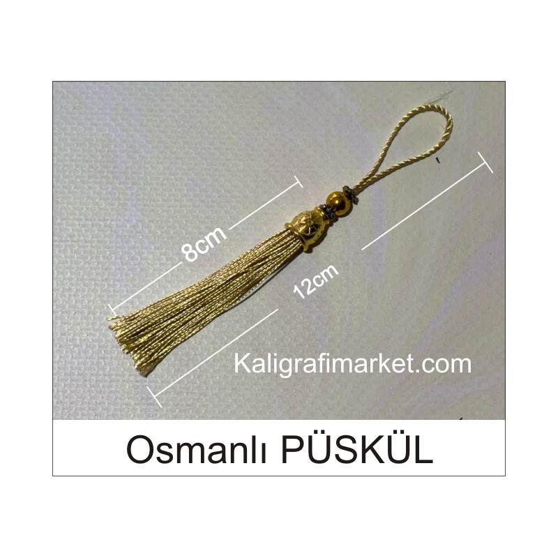 Kül rengi Osmanlı püskül (12 li Paket)