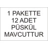 Mavi Osmanlı püskül (12 li Paket)