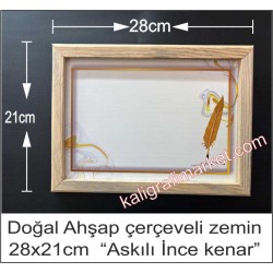 Askılı ince kenar Ahşap çerçeveli Divit kanatlı zemin