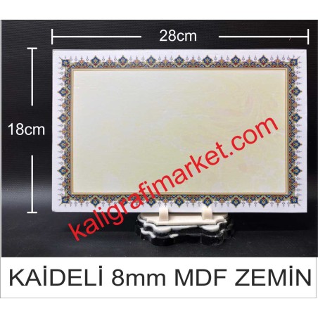 8mm baskılı mdf ince tezhib zemin
