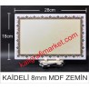 8mm baskılı mdf ince tezhib zemin