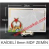 8mm baskılı mdf Ayyıldız AYASOFYA zemin