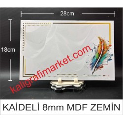 8mm baskılı mdf kanatlı zemin
