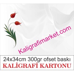 11 nolu kaligrafi kartonu
