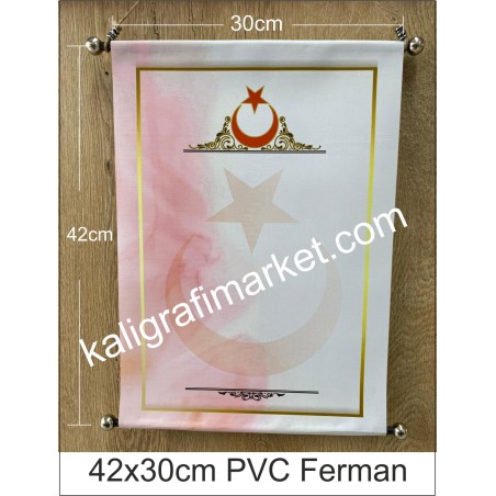 3 no Ayyıldız pvc ferman