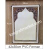 mavi kubbe tezhib pvc ferman