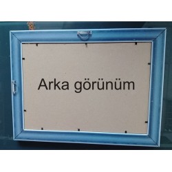 38x28cm 8mm kabartma Atatürk çerçeve (Kutulu)