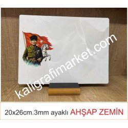 3mm 20x26cm atatürk zemin