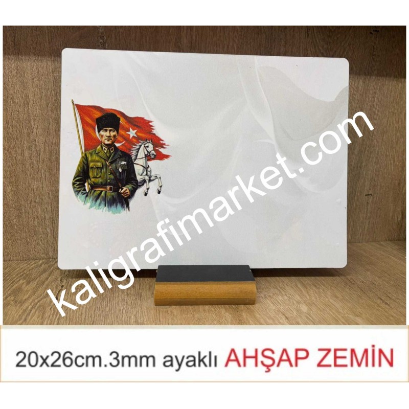 3mm 20x26cm atatürk zemin