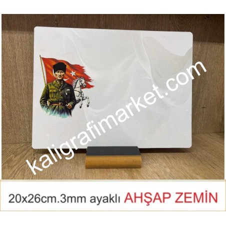 3mm 20x26cm atatürk zemin