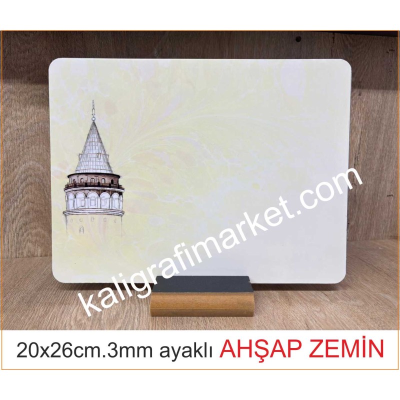 3mm 20x26cm galata kulesi zemin