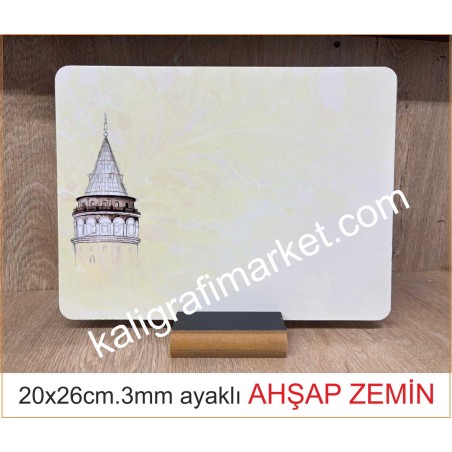 3mm 20x26cm galata kulesi zemin