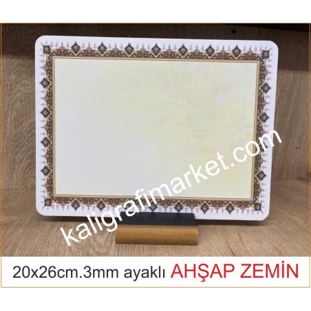 3mm 20x26cm ince tezhib zemin