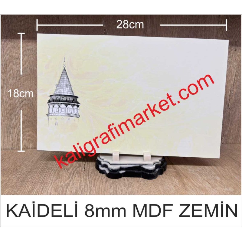 8mm baskılı mdf galata zemin