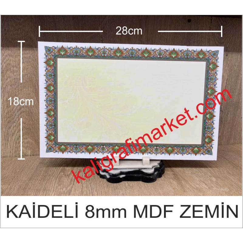 8mm baskılı mdf geniş tezhib zemin