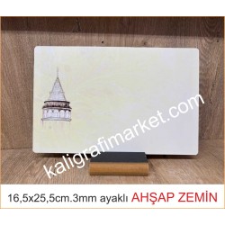 16,5x25,5cm ayaklı galata zemin