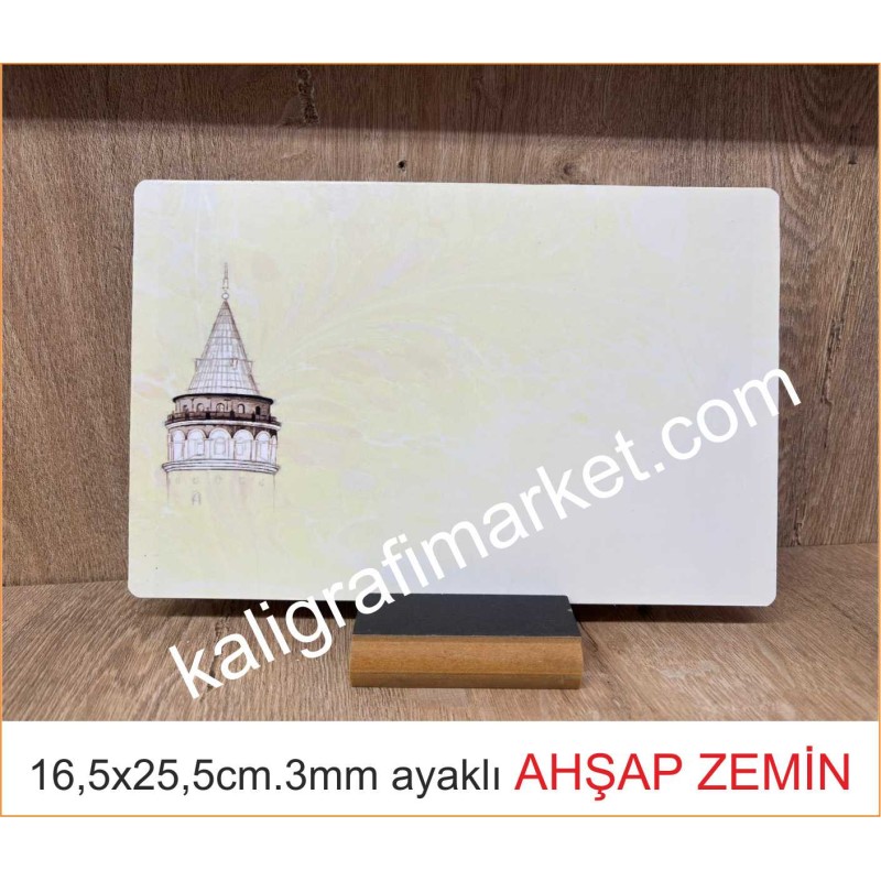 16,5x25,5cm ayaklı galata zemin