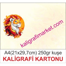2 no a4 kaligrafi kartonu (50 adetlik pakat)