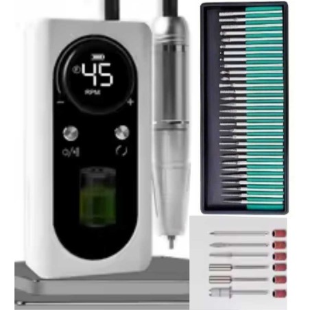 45,000 devir Şarj Edilebilir Elektrikli kazıma makinası (30 parça elmas kazıma ucu hediyeli)