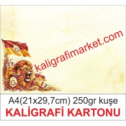 22 no GS - a4 kaligrafi kartonu (50 adetlik pakat)