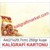 22 no GS - a4 kaligrafi kartonu (50 adetlik pakat)