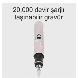 şarjlı taşınabilir freze