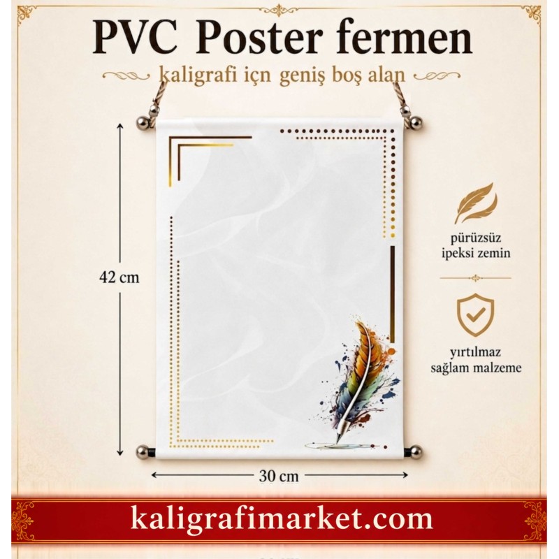renkli kanat pvc ferman