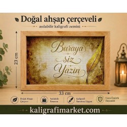 Askılı Doğal ahşap çerçeveli eskitme kanat zemin