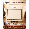 ayaklı 18mm dar tezhib