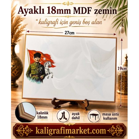 ayaklı 18mm Atatürk zemin
