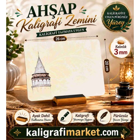 3mm 20x26cm galata kulesi zemin