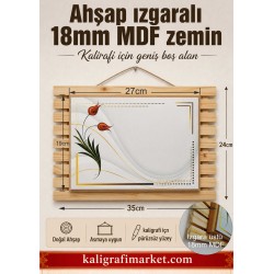 ızgara çıtalı 18mm zemin