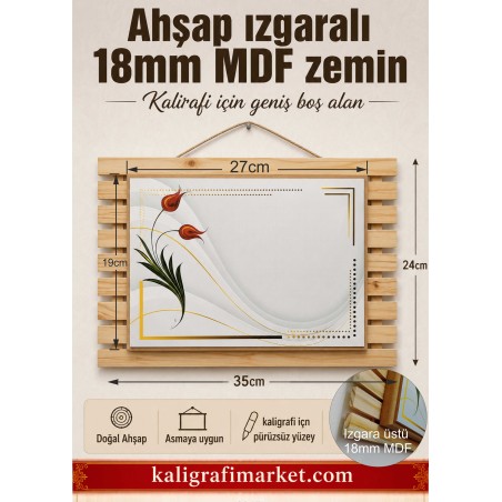 ızgara çıtalı 18mm zemin