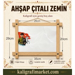 ahşap çıtalı Atatürk zemin