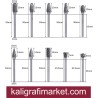 3mm şaft 10 lu Ahşap ve Metal için karbür freze uçları